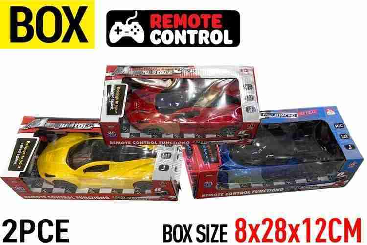 3D Light Supercars Remote Controlled 2 Channels (Random Column and Designs will be sent)
