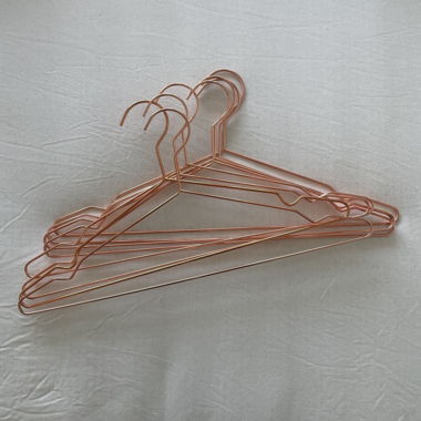 8 pieces rosegold coquette Hangers Kleiderbügel🕯️💫