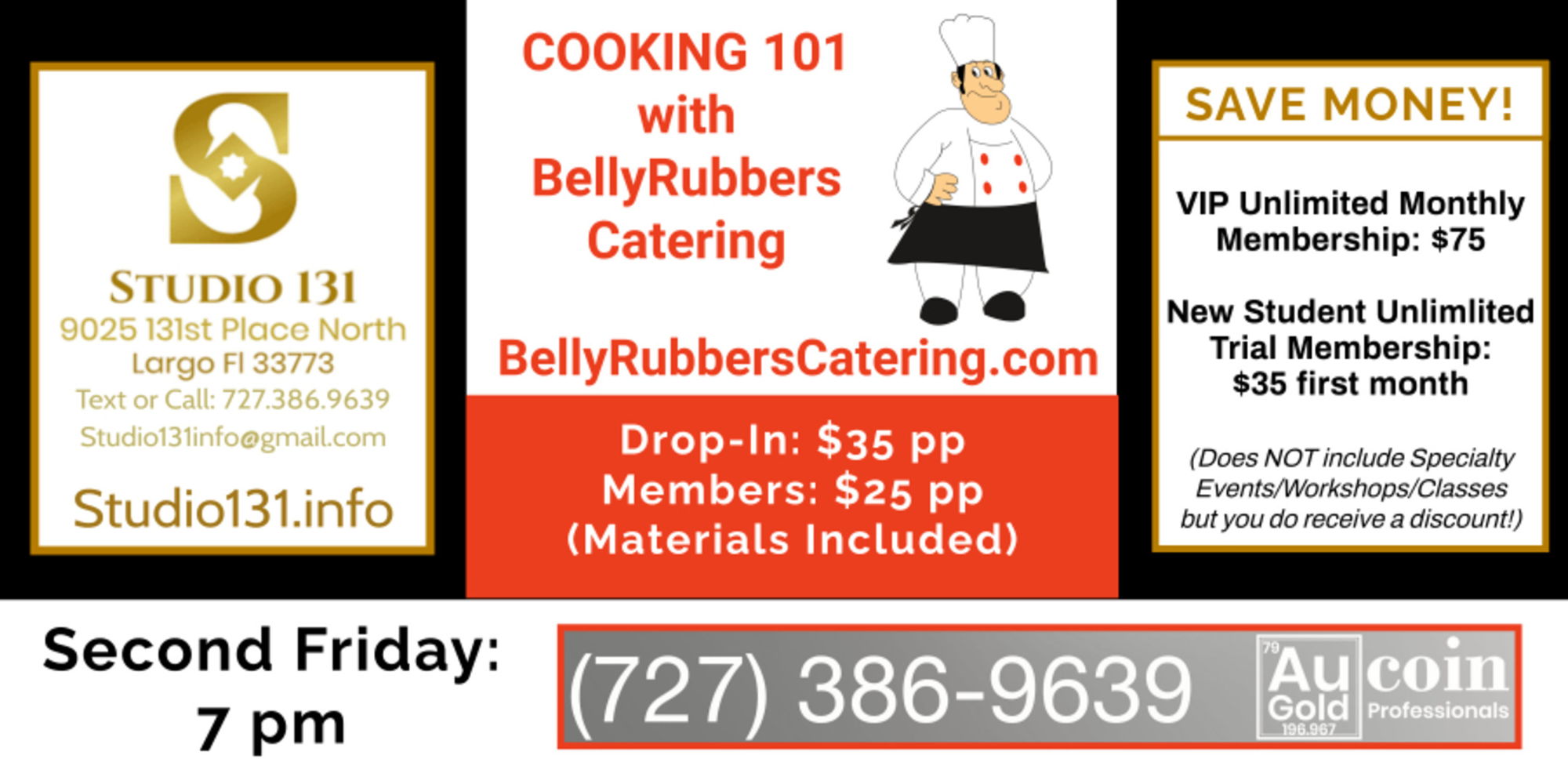 Bellyup: Cooking 101 w/BellyRubbers Catering promotional image