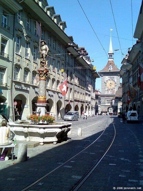 Rue de Berne en Suisse - juin 2006