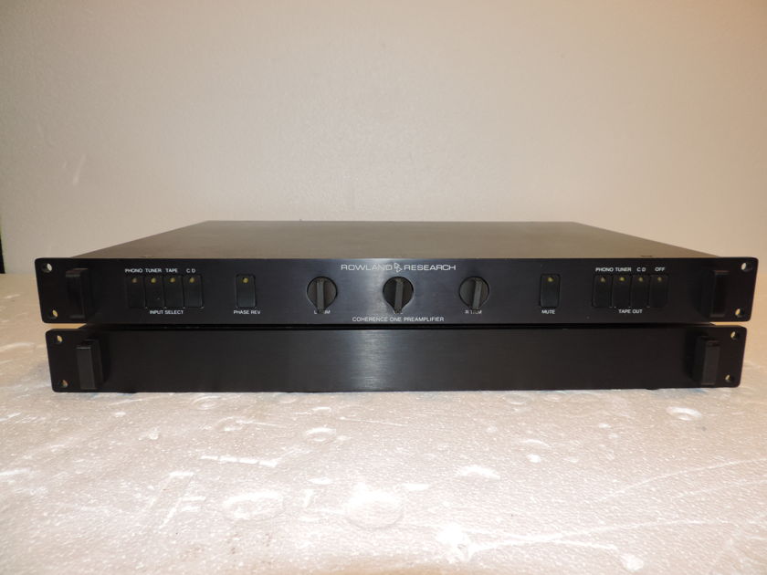 Rowland Research (Jeff Rowland) Coherence One Phono/ Line Preamplifier (NO Phono)