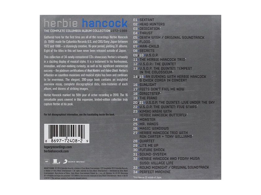Herbie Hancock - The Complete Columbia Album Collection 1972-1988