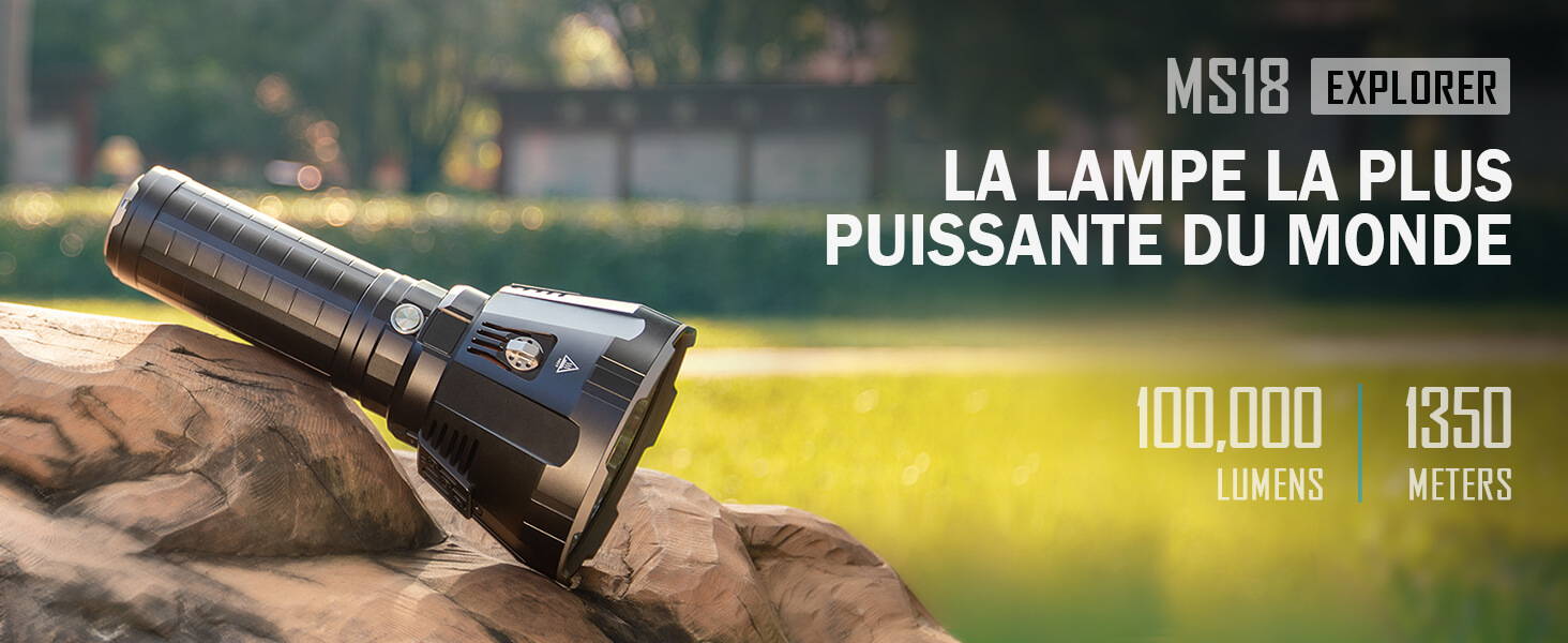 IMALENT MS18 lampe torche puissante