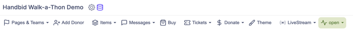 add donortool bar p2p