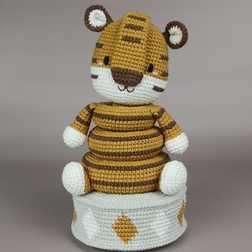 Brinquedo empilhável Tigre