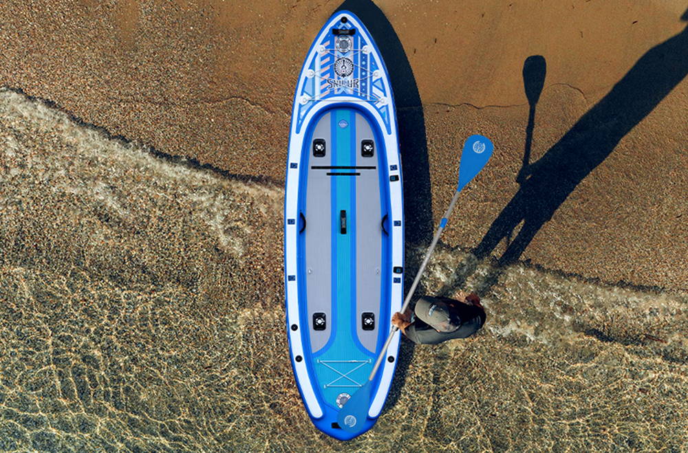 Funwater inflatable kayak is easy to store and carry
