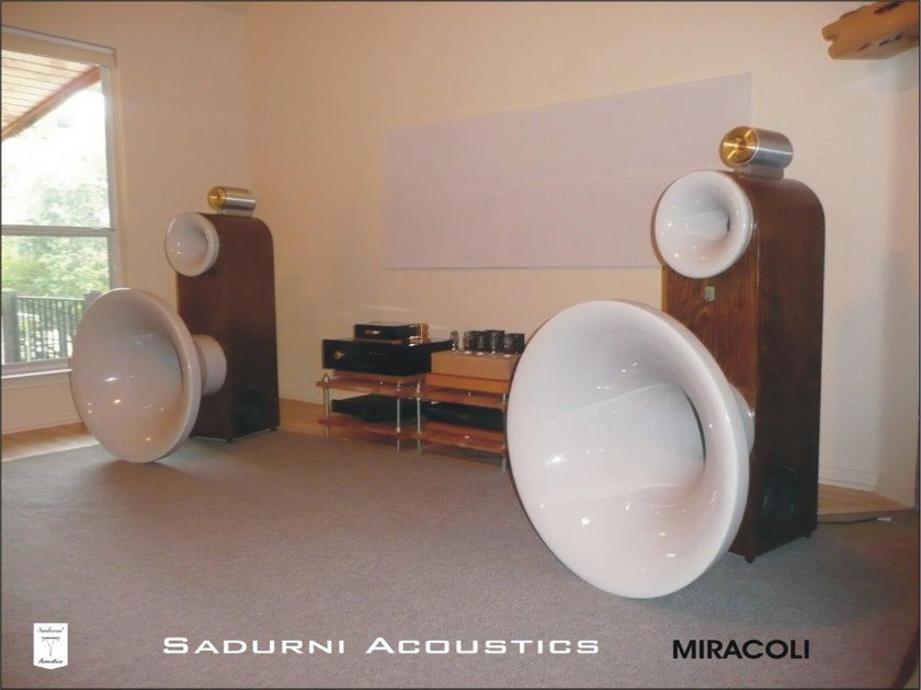 Sadurni Acoustics Miracoli Horn Loudspeakers