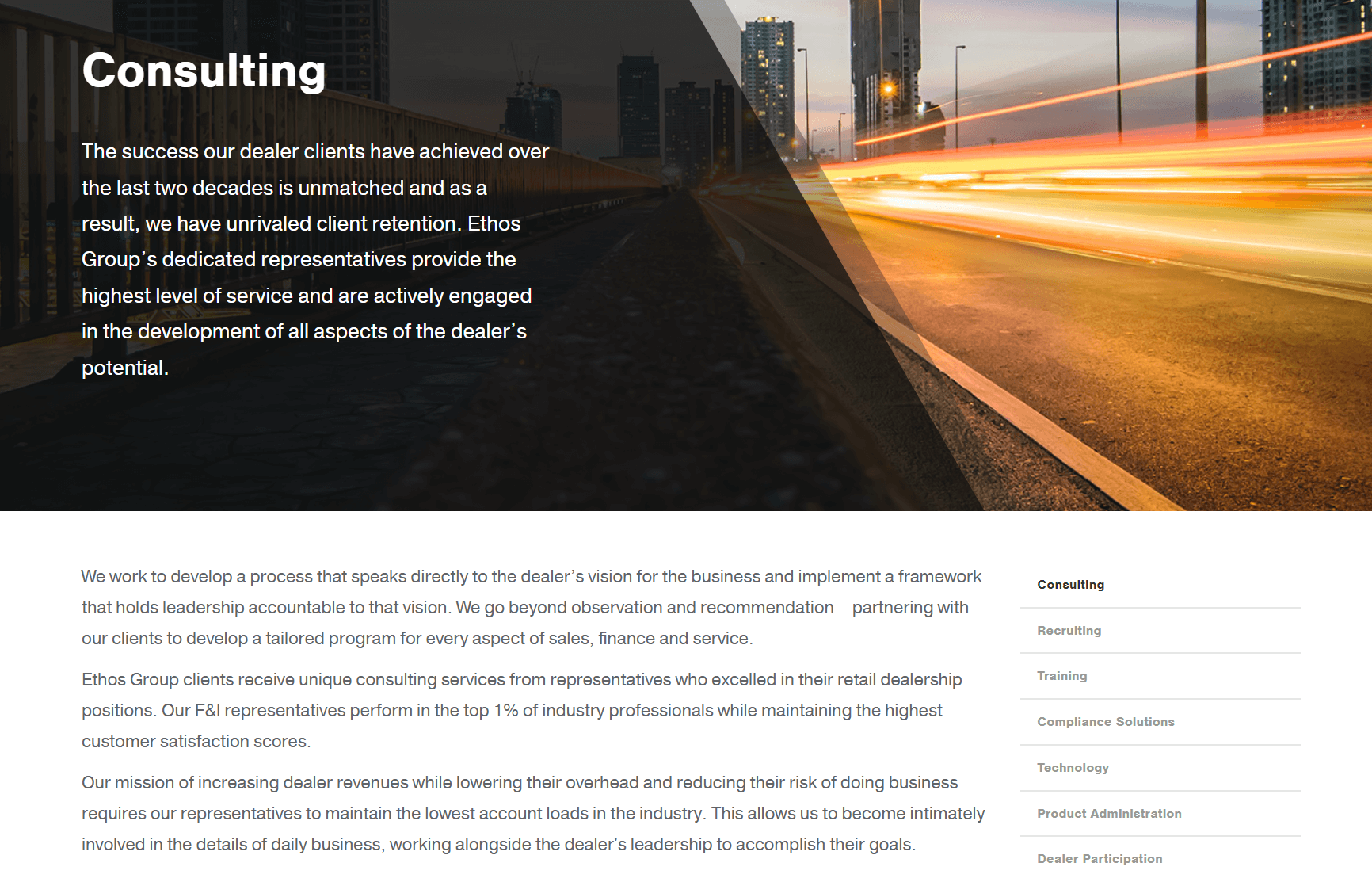 Ethos Group Careers Arc