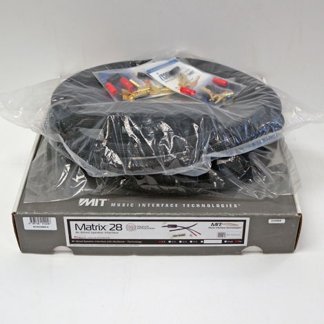 MIT Matrix HD 28 Bi-Wire Speaker Cables, 8ft pair