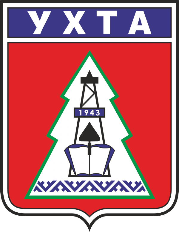 Векторный герб города Ухта