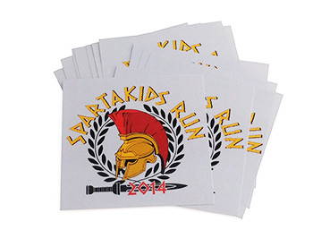 Vierkante stickers