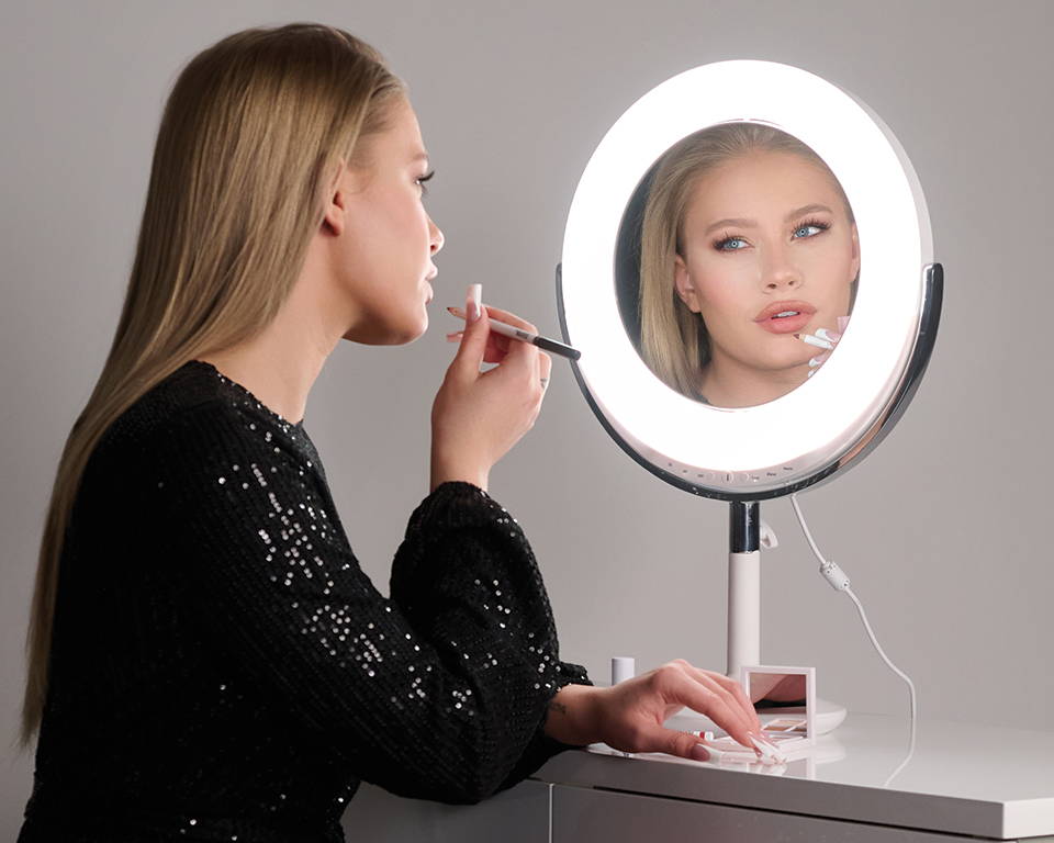 Ilios Lighting Makeup Mirror Vanity Magnified 1x 5x