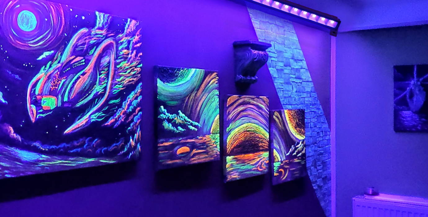 black light fixtures for balck light poster