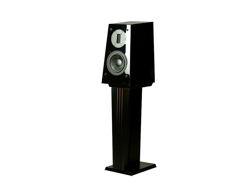 Lawrence Audio Party I Monitor/ pair with Stands / Piano Black Premium Finish Version - Immaculate Condition