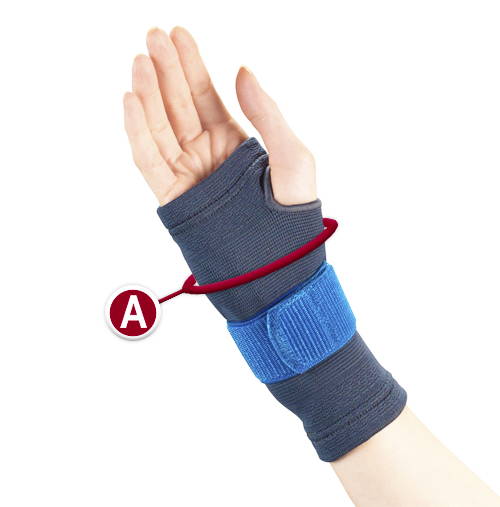 WRIST SUPPORT MEASURMENT LOCATION