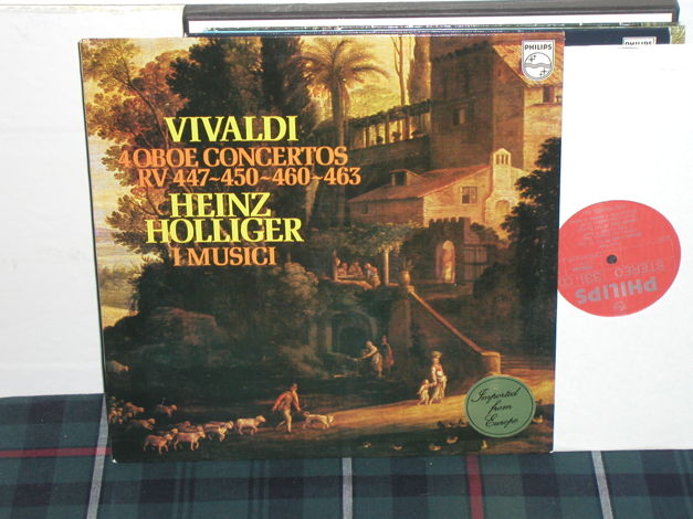 I Musici/Holliger - Vivaldi Oboe Ctos Philips Import LP...