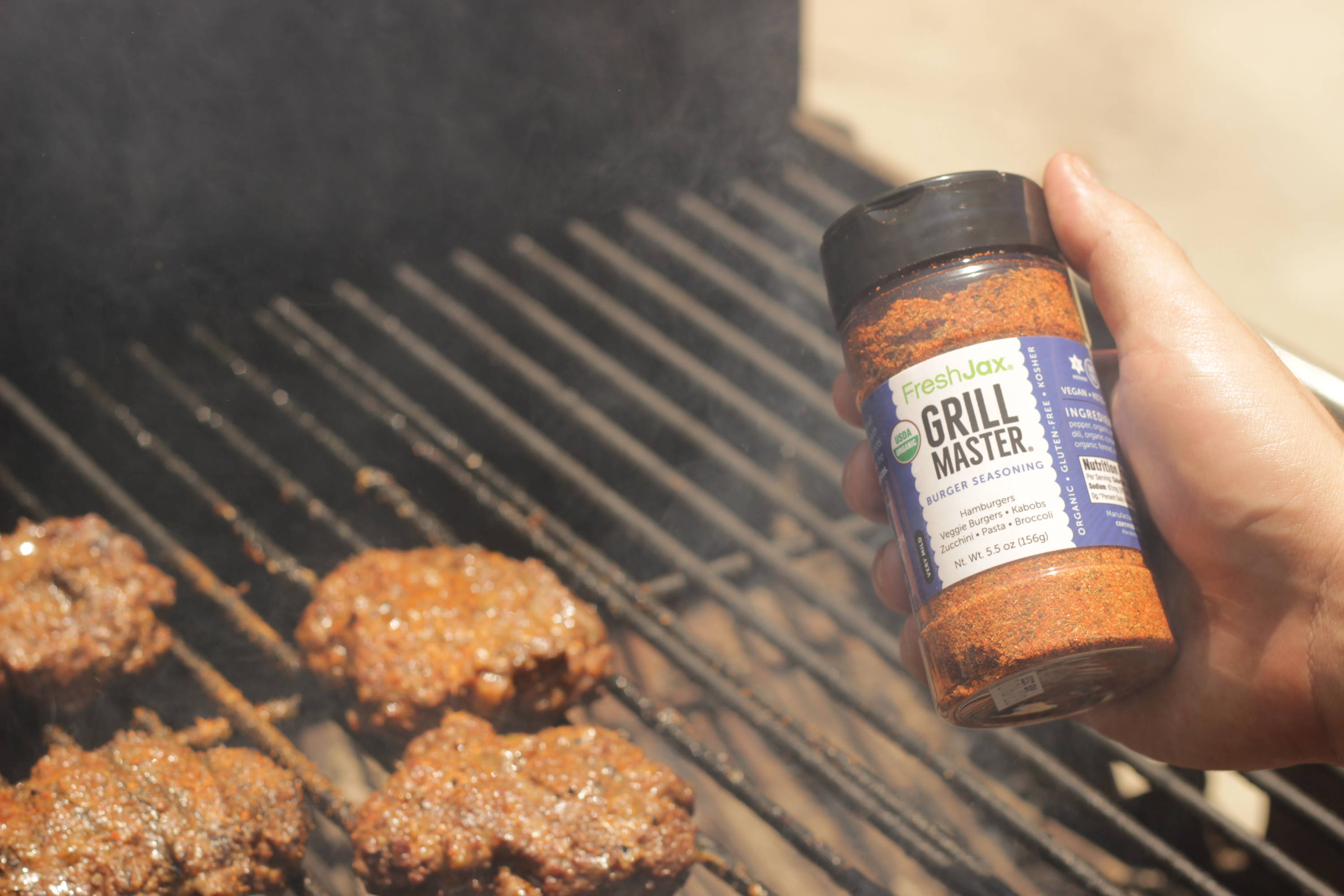 Grill Master Organic Burger Seasoning for grilling meats