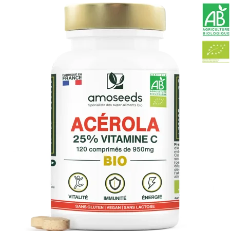 Acérola bio - 25% vitamine C