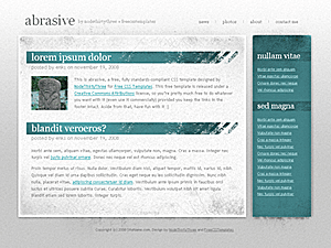 Шаблон WordPress - abrasive. Скачать тему WordPress