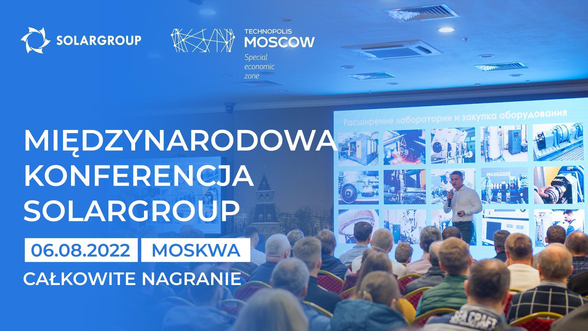 Konferencja SOLARGROUP: nagranie transmisji