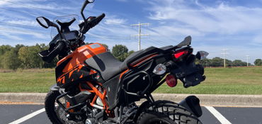 2023 KTM 390 ADVENTURE motorcycle for rent near Naperville Park District, IL