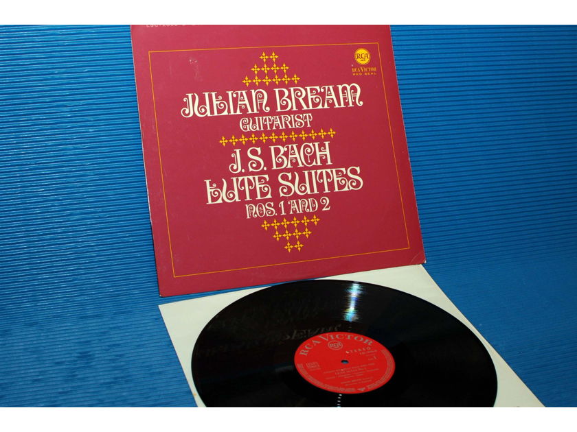 JS BACH / Julian Bream   - " Lute Suites 1 & 2" -  RCA Germany/Teldec 1966