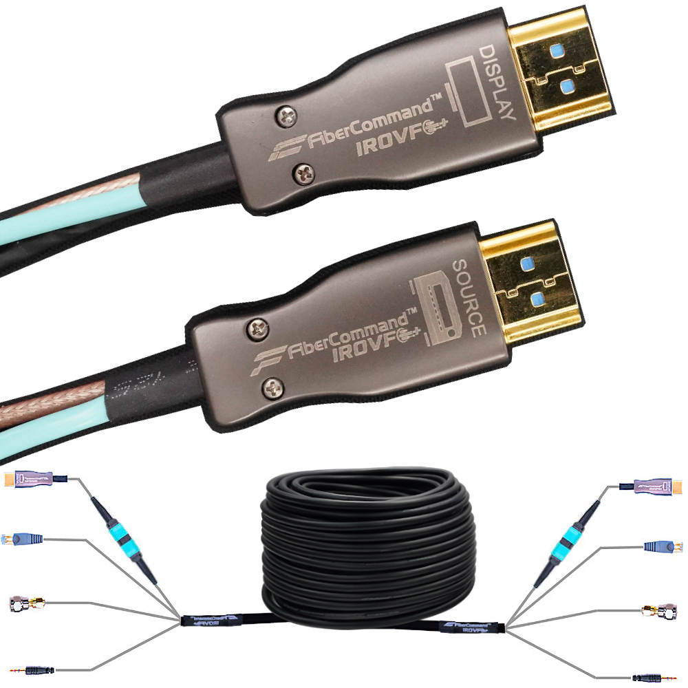 Norstone HDMI-Optic - Câble HDMI optique avec connecteur détachable (gaine)  10m / 15m / 20m / 30m / 40m