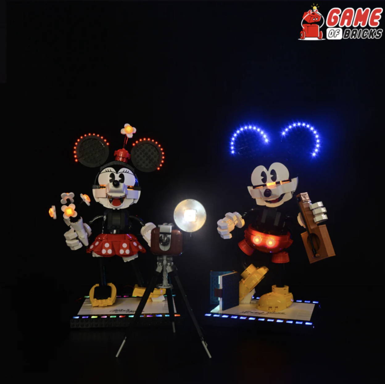 Light Kit for Mickey Mouse & Minnie Mouse Buildable Characters 43179