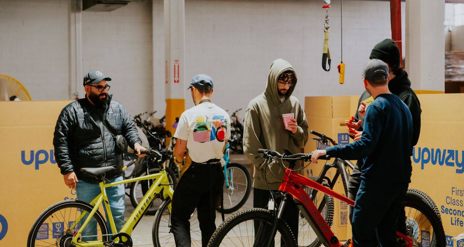 drop off ebike bij upway upcenter