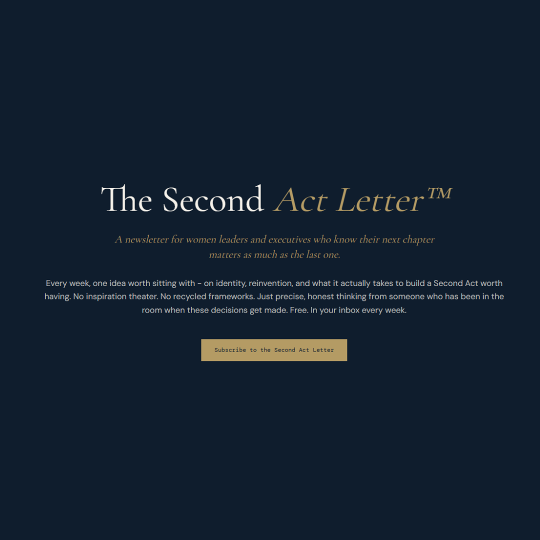Career Strategy Newsletter for Leaders | Carly Vivian