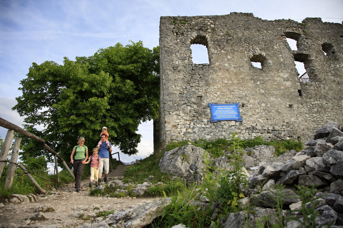 Die höchstgelegene Burgruine Deutschlands als Ausflugsziel