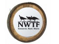 Columbus Barrel Head Bar Mirror with NWTF Logo