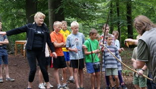 bildungsstätte begegnung im burgholz bogenschießen