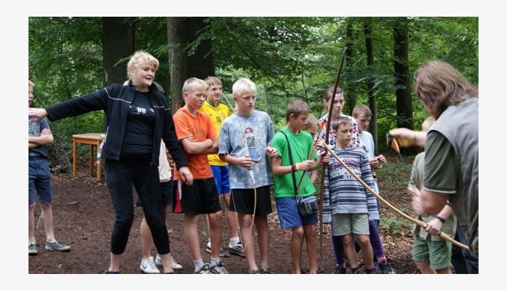 bildungsstätte begegnung im burgholz bogenschießen