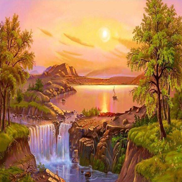 landscapes and cities 5d diamond painting