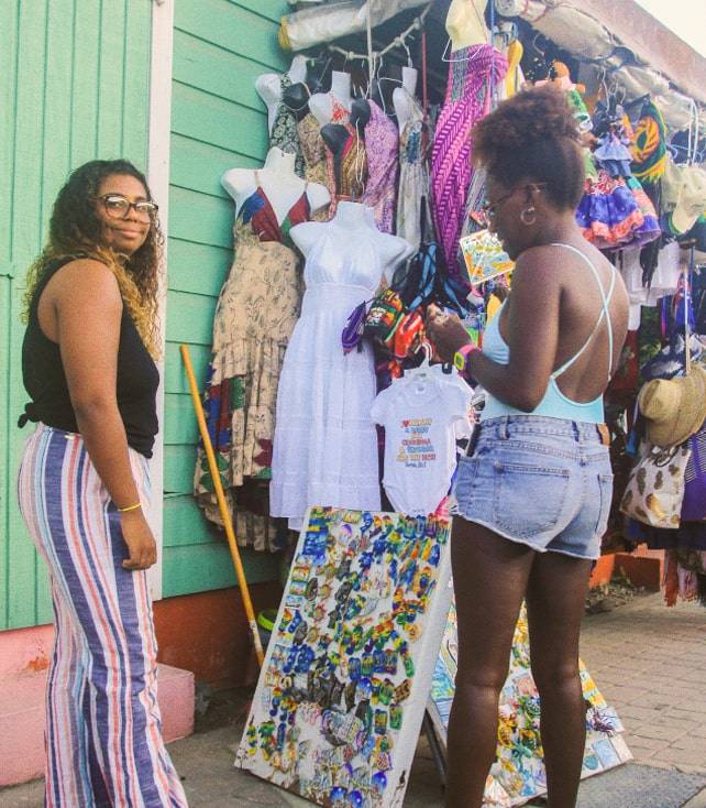 Chrissana Wilmot & Tiara B. Jones shopping together