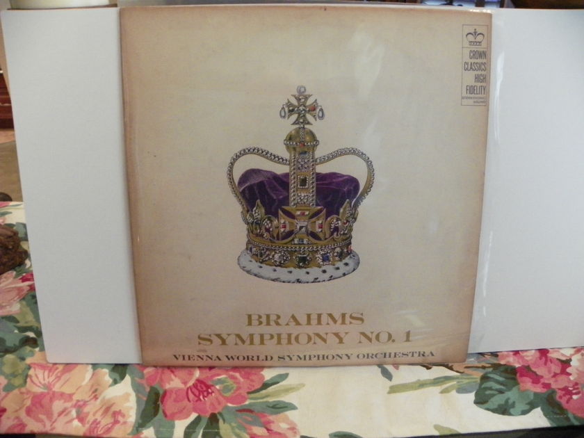 VIENNA WORLD SYMPHONY ORCH. - BRAHMS SYMPHONY NO.1 Very Rare LP/New Price reduction