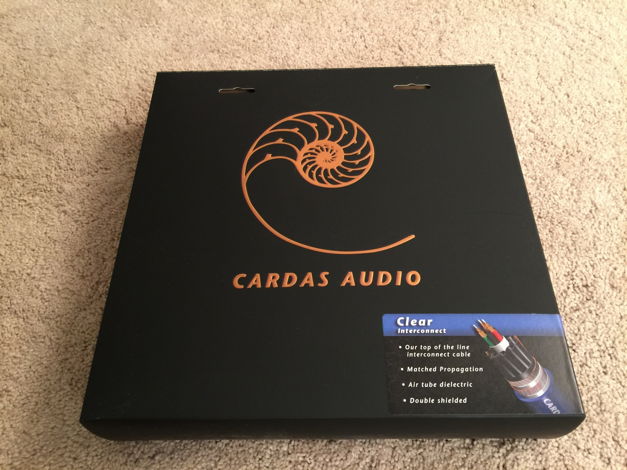 Cardas Audio Clear 1.0m RCA Interconnects - Like new!