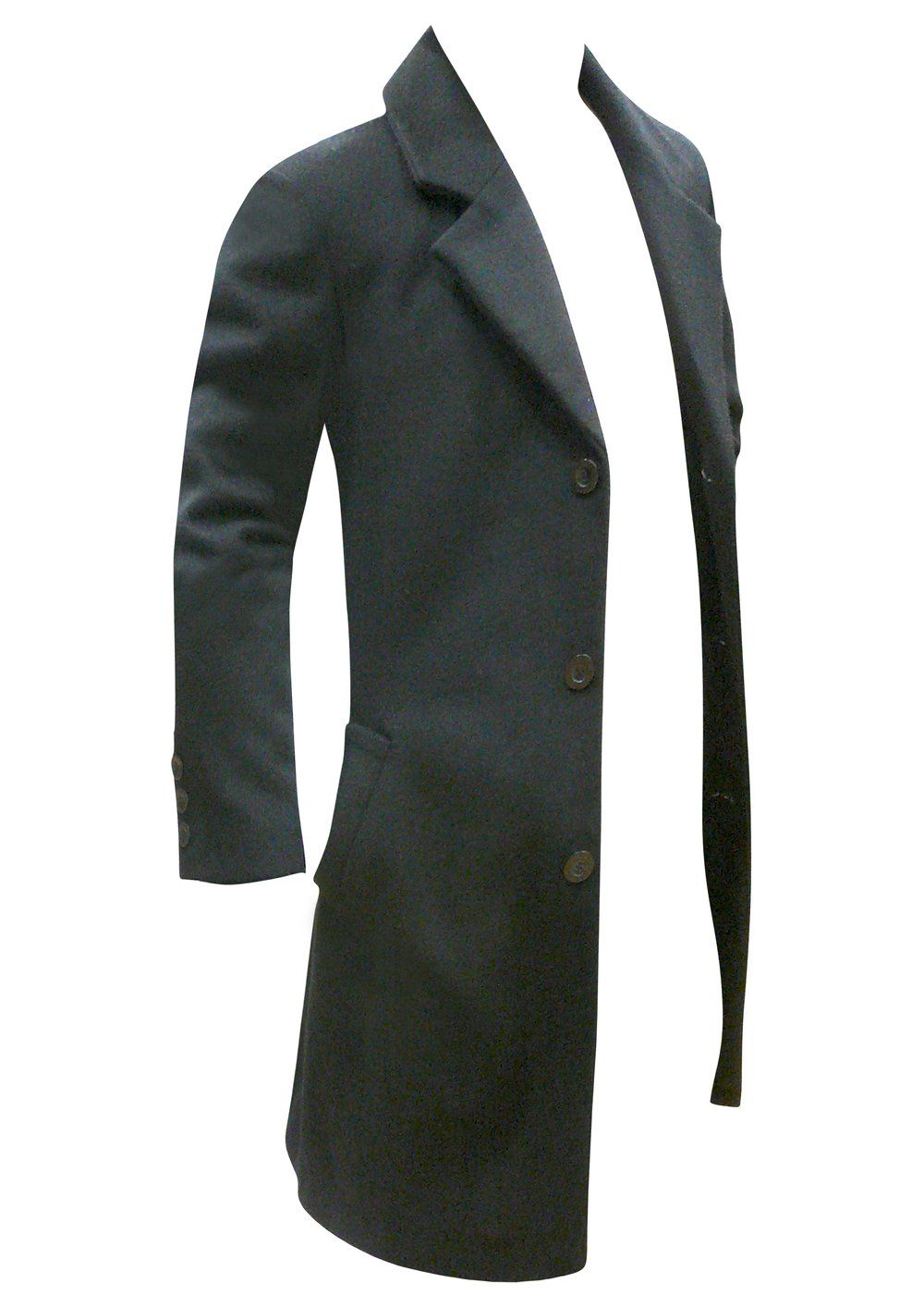 VANCOUVER - Black WOOL and CASHMERE - Image 2