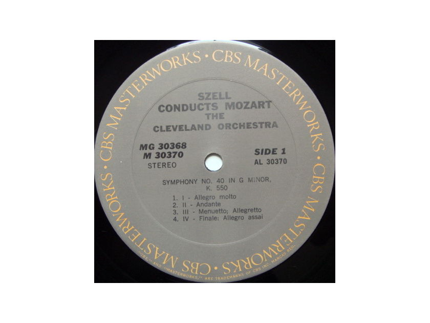 Columbia / GEORGE SZELL,  - Mozart Symphonies No.35 Haffner, No.39, No.40 & No.41 Jupiter, MINT, 2LP Set!