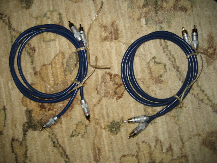 DH Labs Silver Sonic BL-1 Series 2 1M RCA Interconnect Very High Value and Very Good Condition