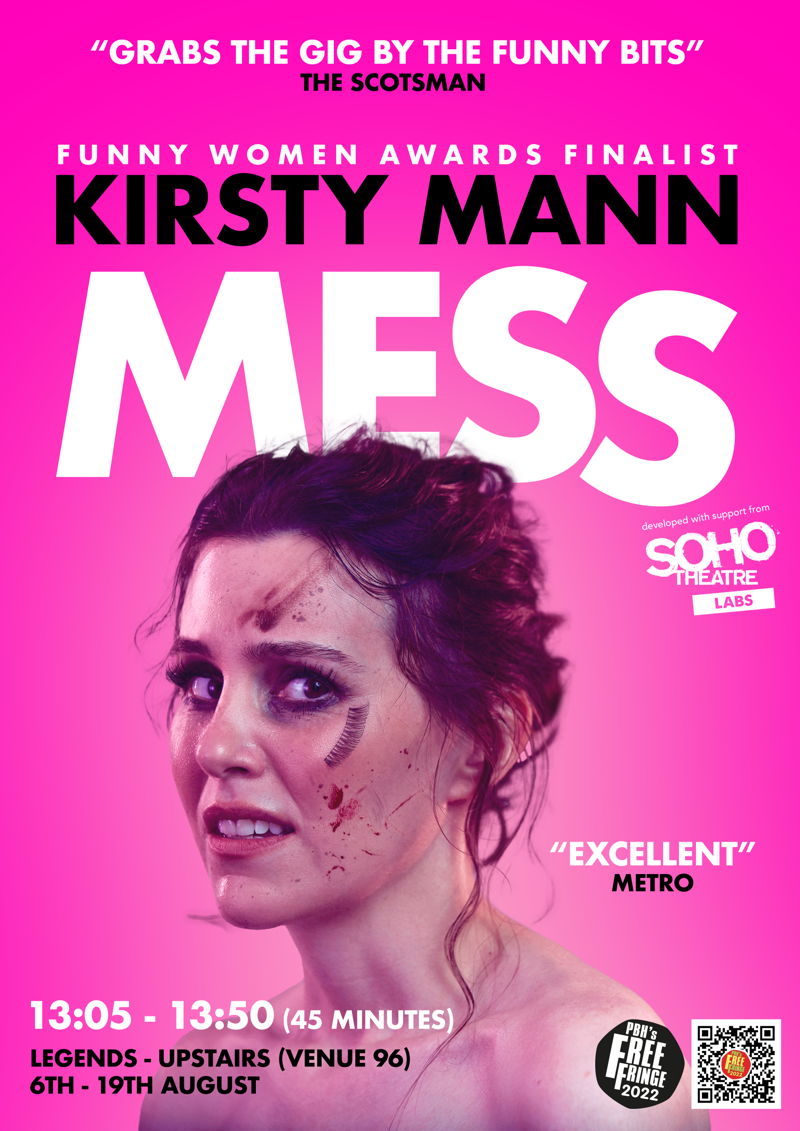 The poster for Kirsty Mann: Mess