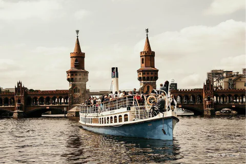 Old Berlin Beer Evening Sunset Cruise on Steamship