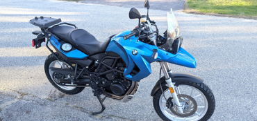 2009 BMW F 650 GS motorcycle for rent near Falmouth, ME