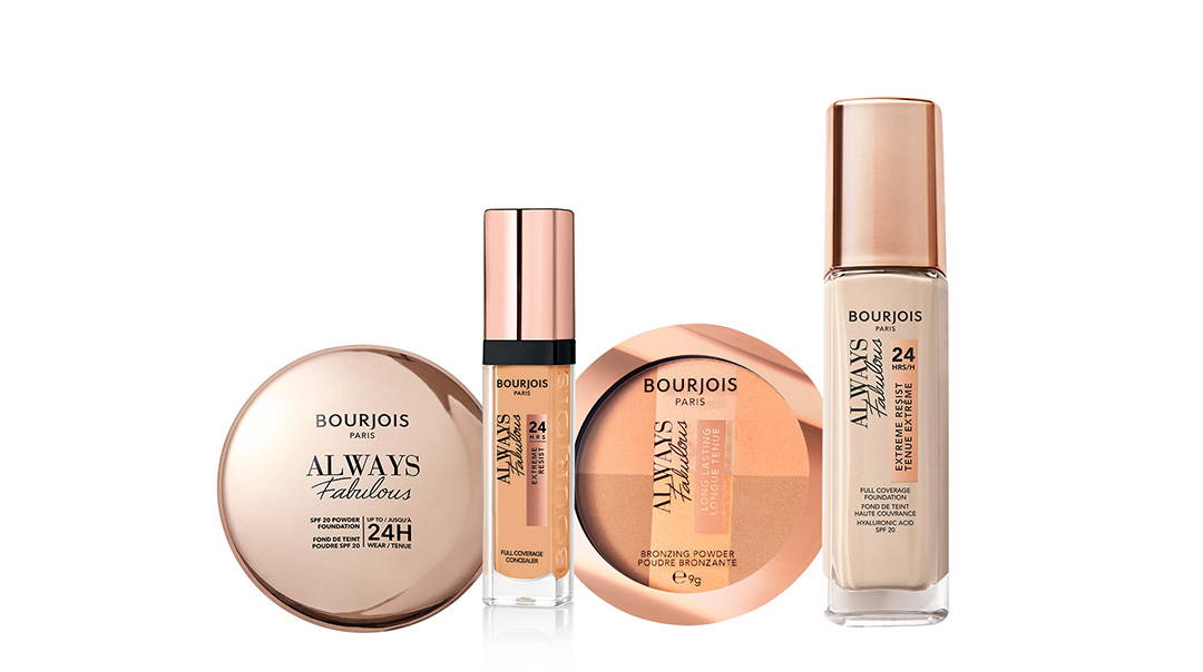 Maquillage du teint Bourjois : fond de teint, poudre de teint, bronzer