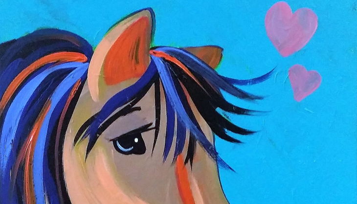 painting partys pferd