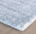 blue hand knotted wool rug
