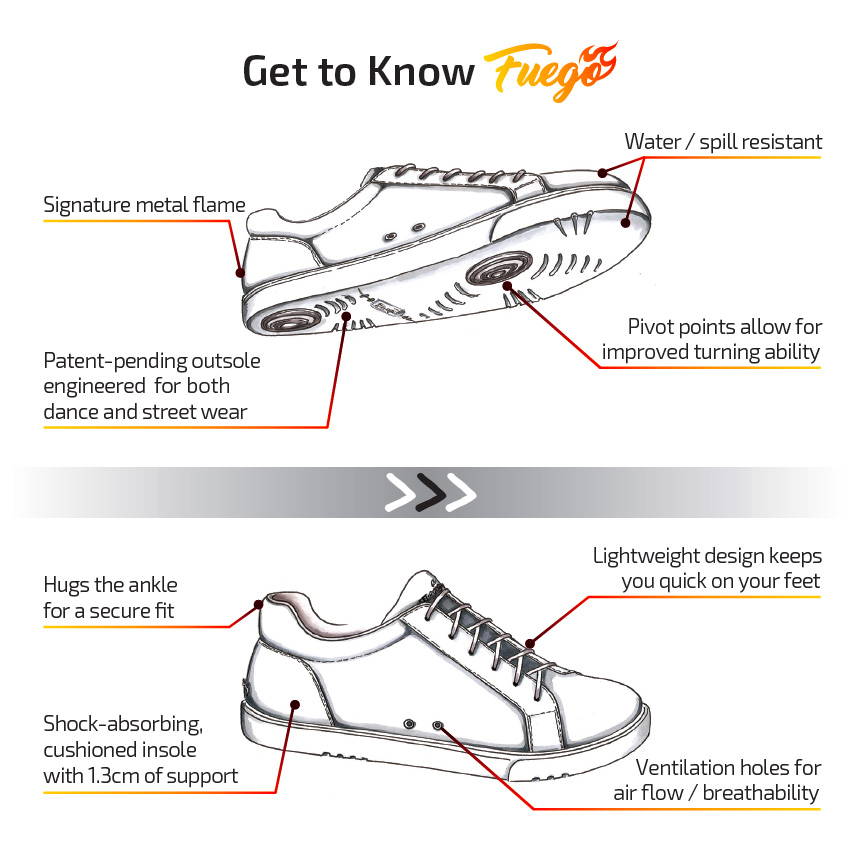 Bdash X Fuego Dance Sneaker Fuego Inc