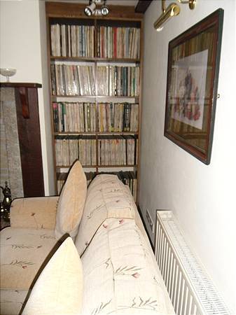 Small part of classical on custom shelving