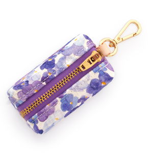 Pressed Pansies Waste Bag Dispenser